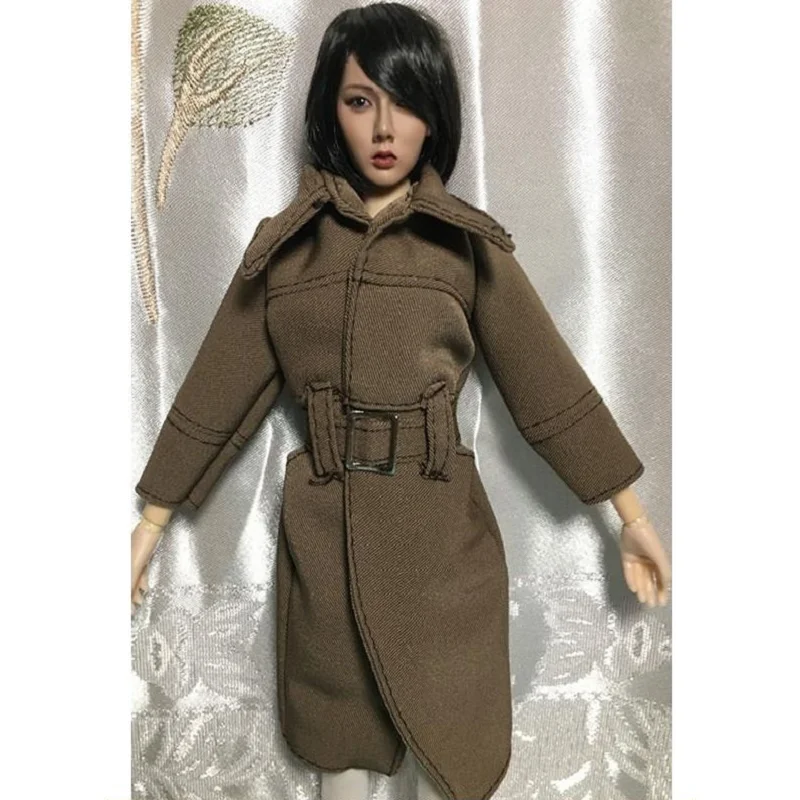 

1: 6 Female Figure Coat Handmade Fashion Windbreaker Fits The