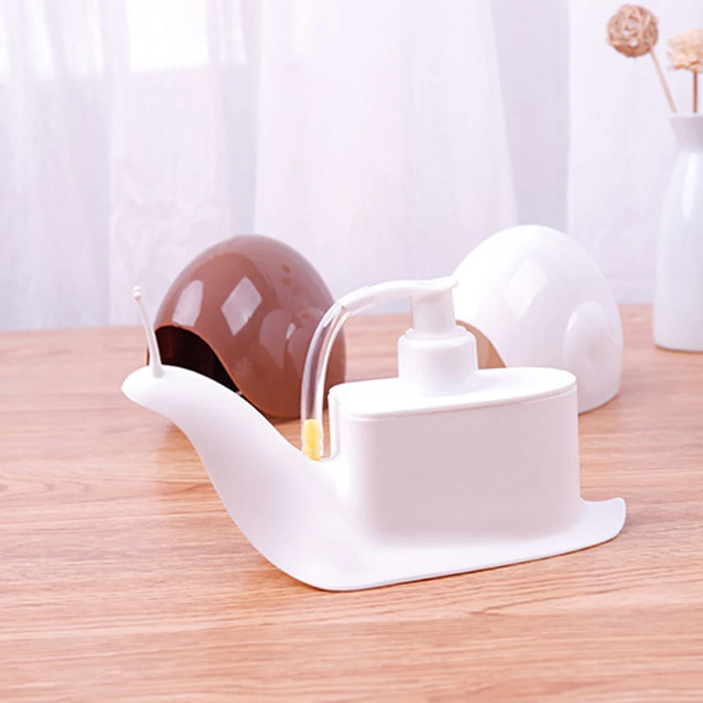 Улитка Форма Пресс Тип жидкого мыла дома Ванная комната бутылка для лосьона