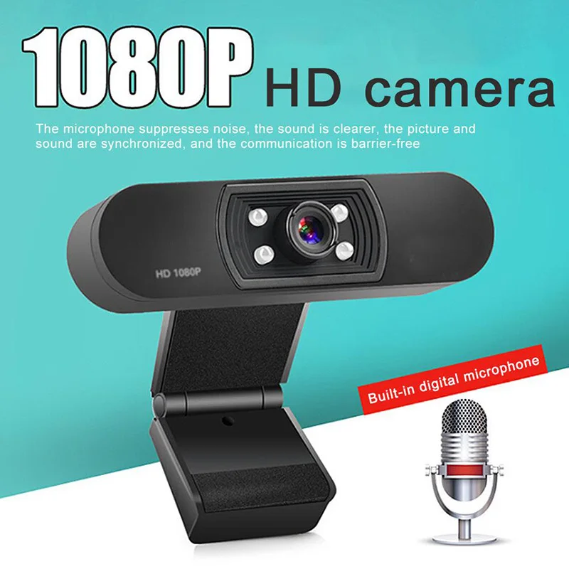 

Веб-камера SeenDa 1080P с автофокусом и микрофоном, HD USB