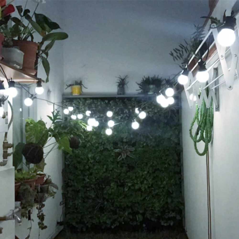 

LED Milky White G50 Globe String Light Outdoor Christmas Patio Garden Party Ball Wedding Light backyard Street Decoration