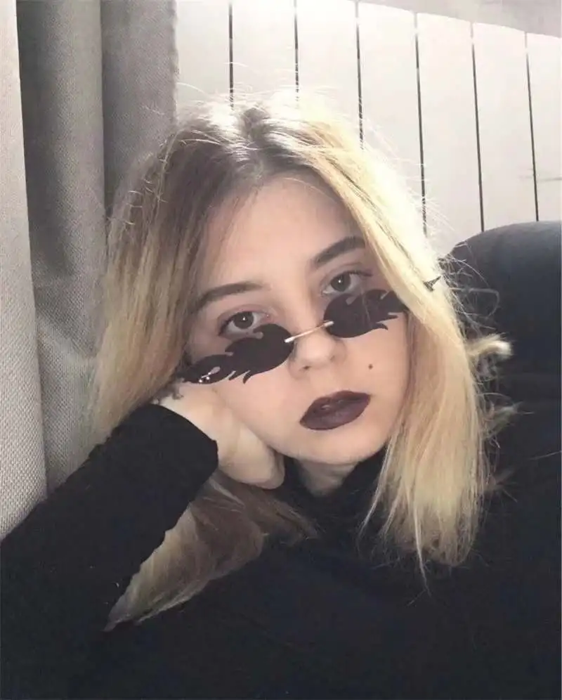 Новинка 2020 креативные дизайнерские очки в форме пламени Модные индивидуальные