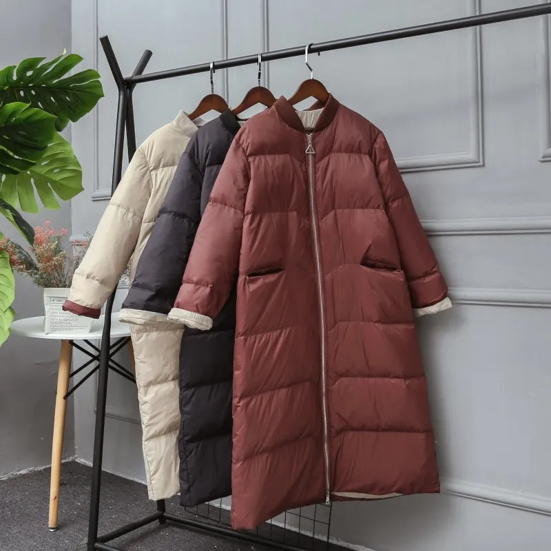 2020 Женское зимнее пальто ультралегкие куртки с капюшоном длинным рукавом теплые