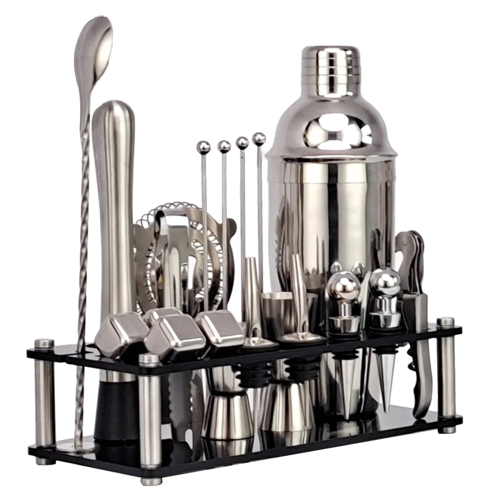 Набор шейкеров для коктейлей набор из 21 штуки нержавеющей стали бармена с
