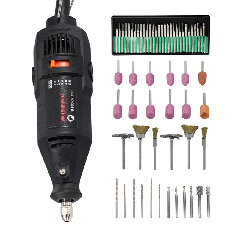 

30000 об/мин Электрическая дрель мини электрический шлифовальный инструмент для Dremel гравировки сверления шлифовальная полировальная машинк...