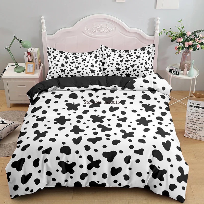 Комплект постельного белья из коровьей кожи односпальный двуспальный с