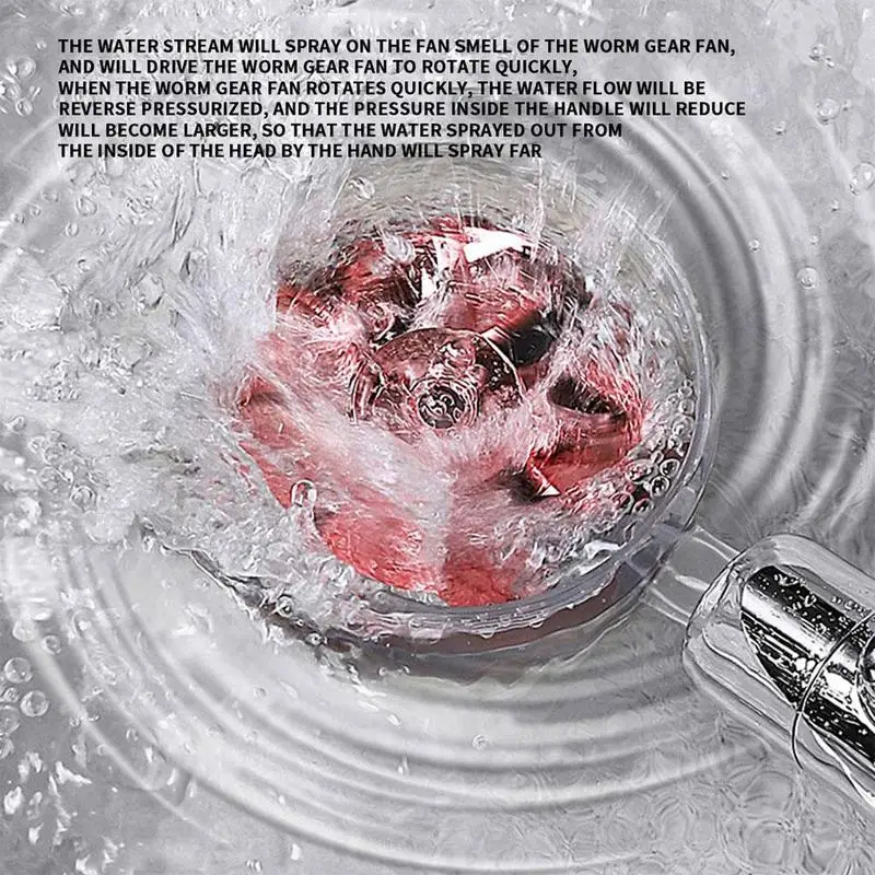 Вращающаяся на 360 градусов дождевая Душевая насадка двусторонняя турбонаддувная