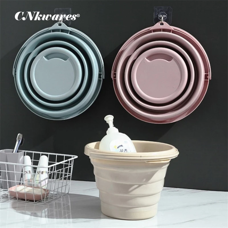 

Portable Foldable Bucket Outdoor Picnic Travel Fishing Washing Water Bucket Bucket Household Folding Barrel Keg Kitchen Supplies