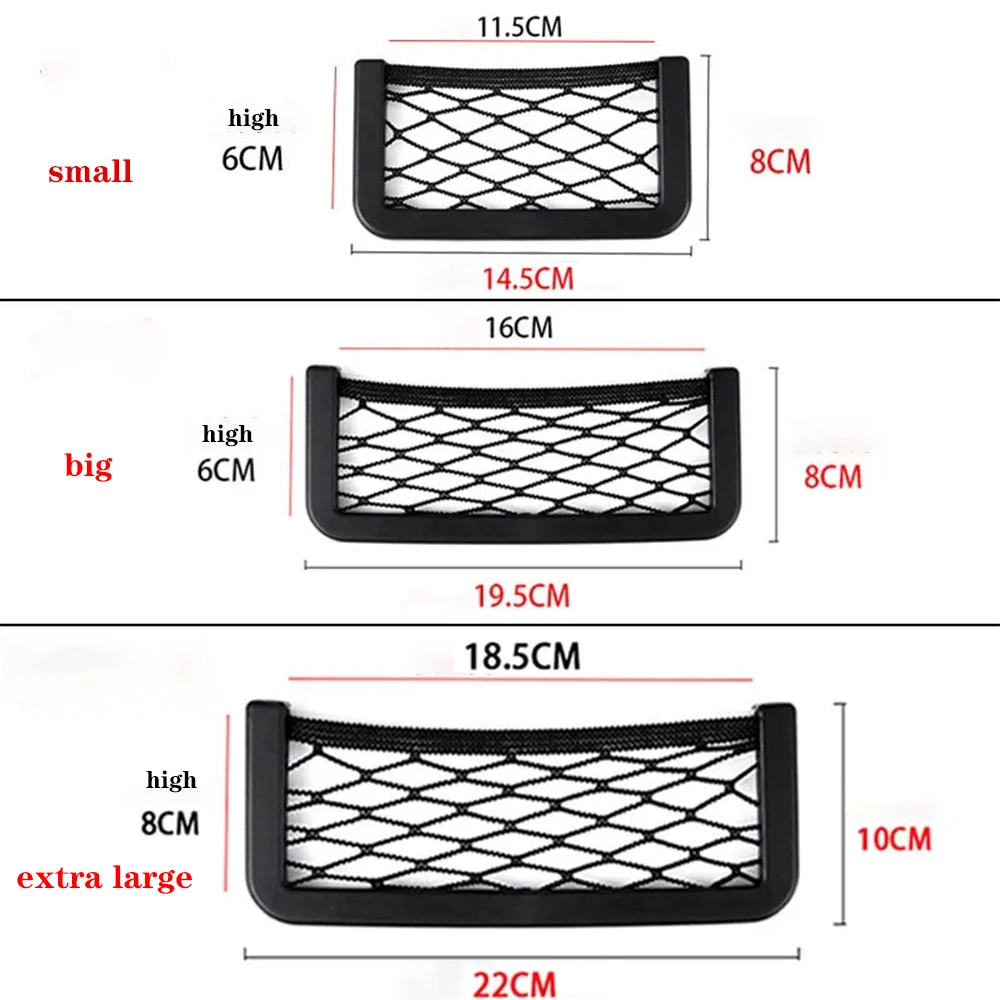 car storage bag car storage mesh bag car storage bag car sticker mesh bag mobile phone holder universal for auto parts free global shipping