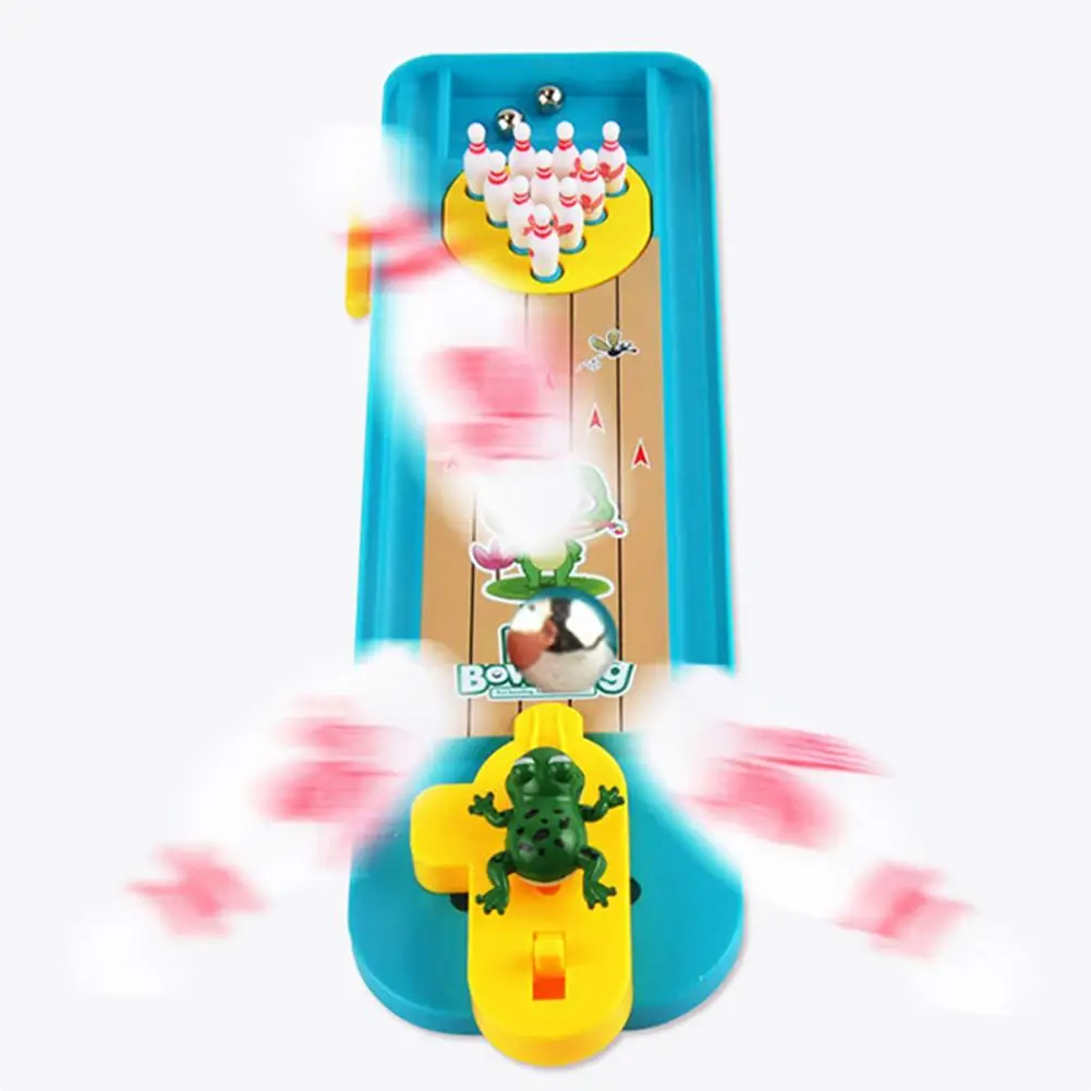 

Mini Bowling Set Frog Bowling Children Desktop Educational Toys Toys For Children Juegos De Mesa Giochi Bambini