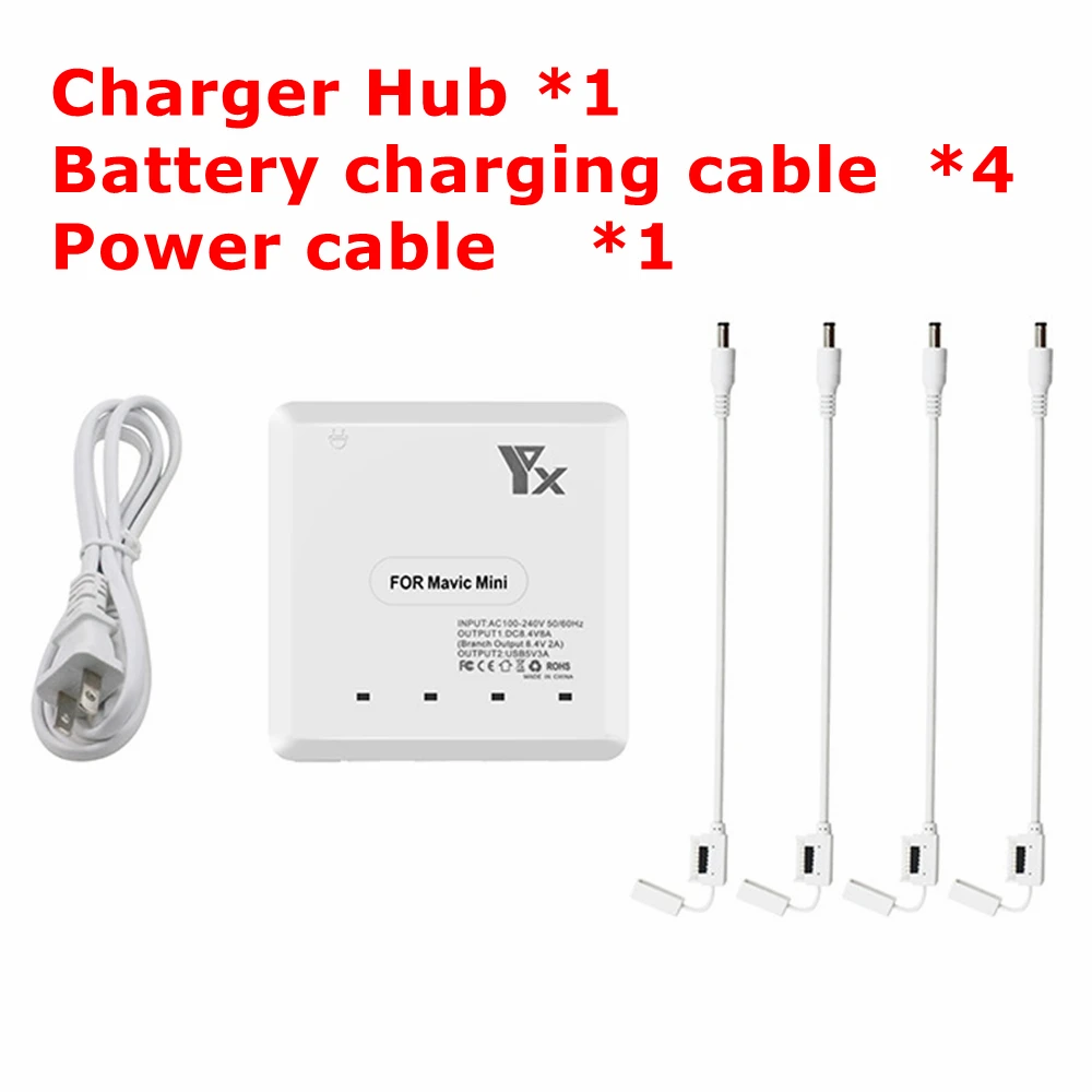 Зарядное устройство для DJI Mavic Mini зарядное с дистанционным управлением вилка