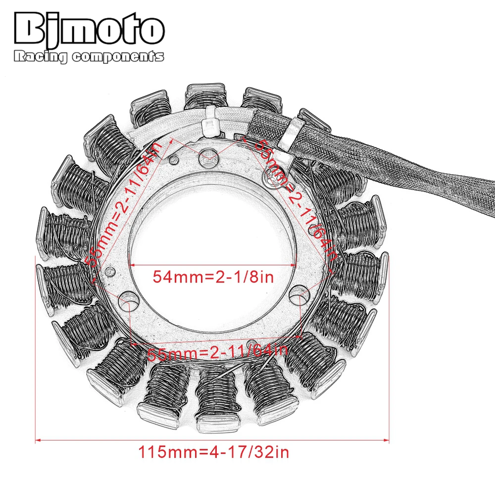 

Motorcycle Stator Generator Coil For Kawasaki KSV700 KFX700 2004-2009/2011 KVF750 Brute Force 750 4X4i Hardwoods Green HD 2005