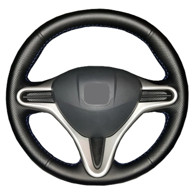 Оплетка рулевого колеса автомобиля из искусственной кожи для Honda Civic Old 2006 2011/на