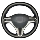 Оплетка рулевого колеса из искусственной кожи для Honda Civic 2006-2011