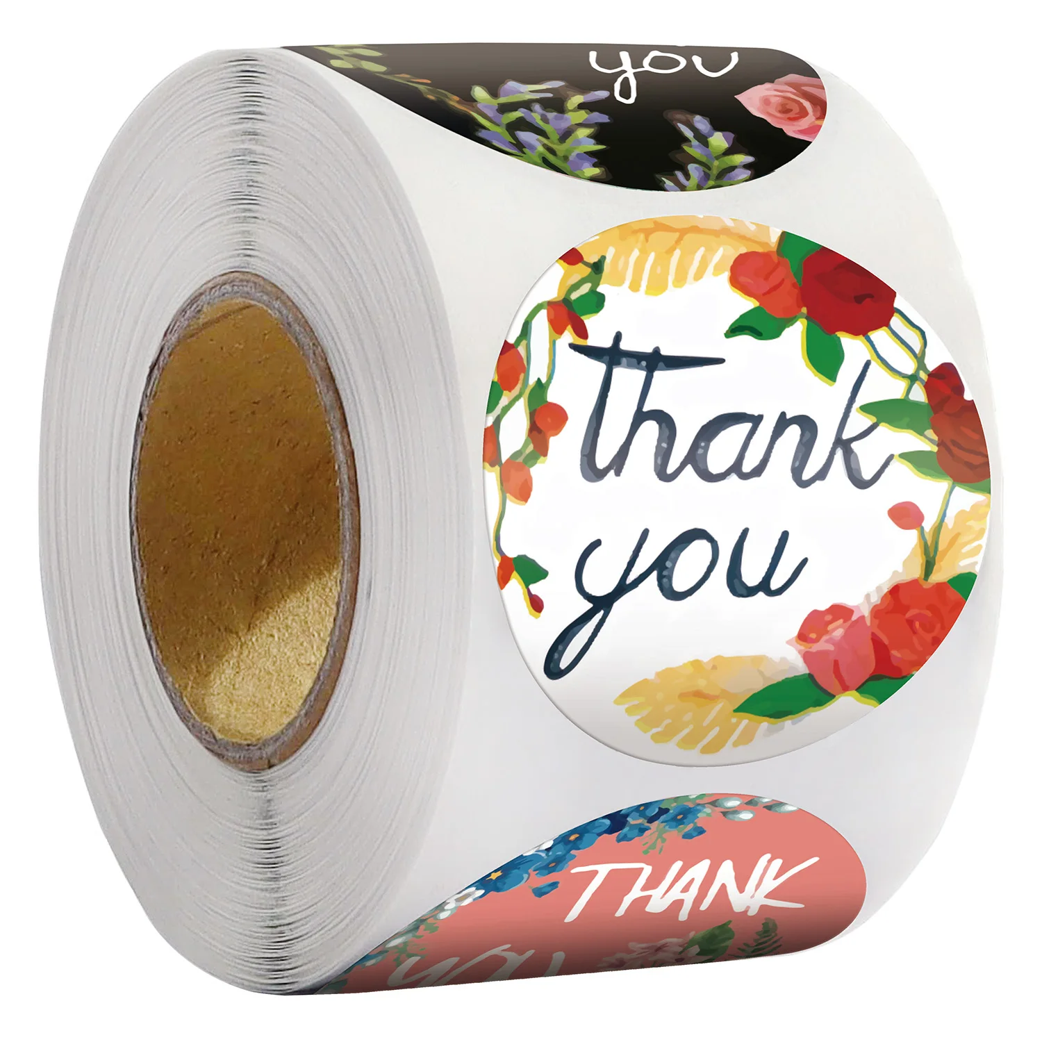 

500pcs/roll "Thank you for your order" Stickers for Renvelope Sealing Labels Sticker Business Gift Packaging Stationery Supply