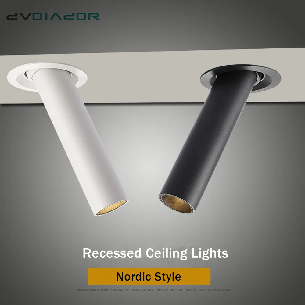 Светодиодный светильник Точечный встраиваемый внутренний Потолочный точечный