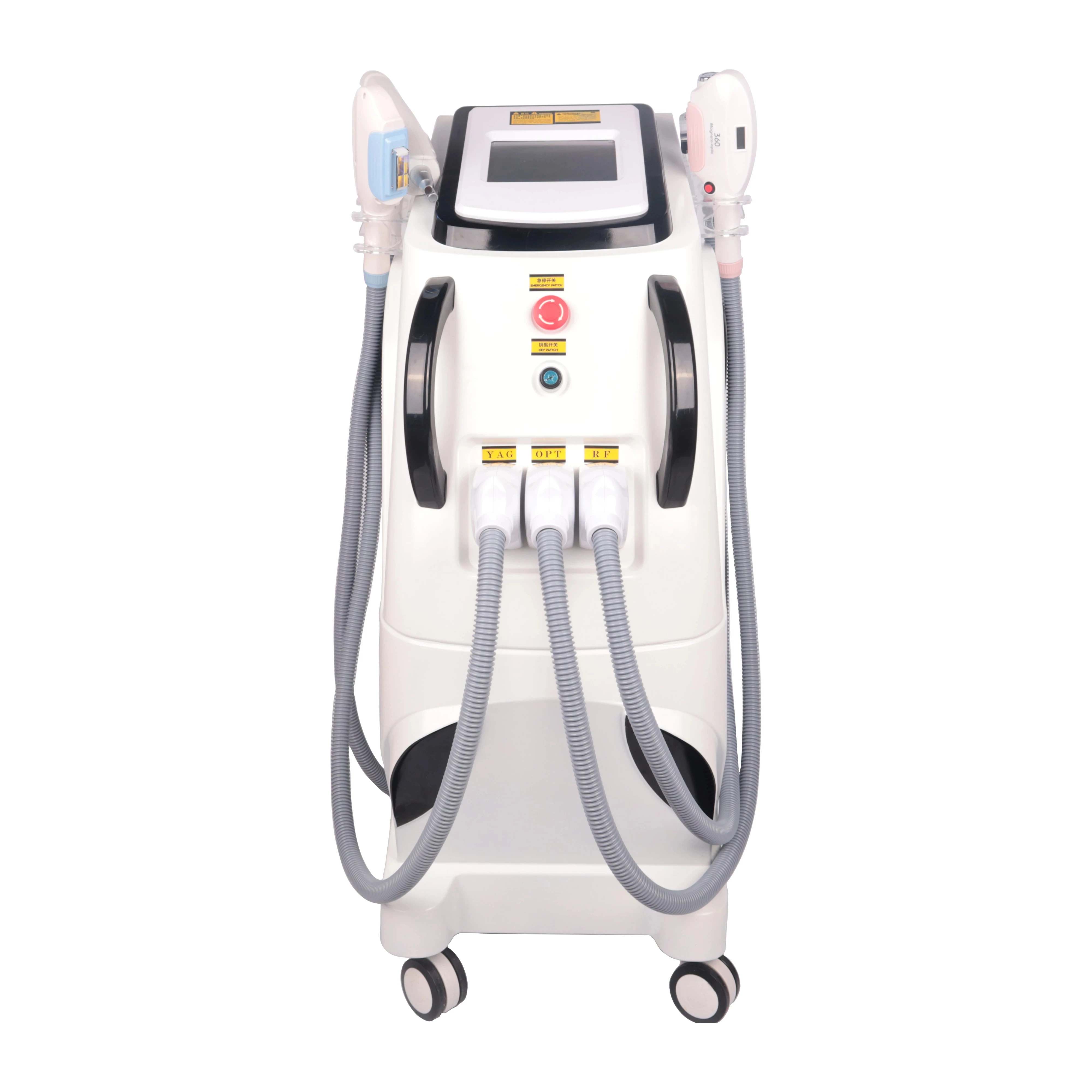 

Multifunction 4 In 1 IPL OPT SHR Picosecond Q Switched ND YAG Laser Hair Tattoo Removal Face Lifting Skin Rejuvenation Machine