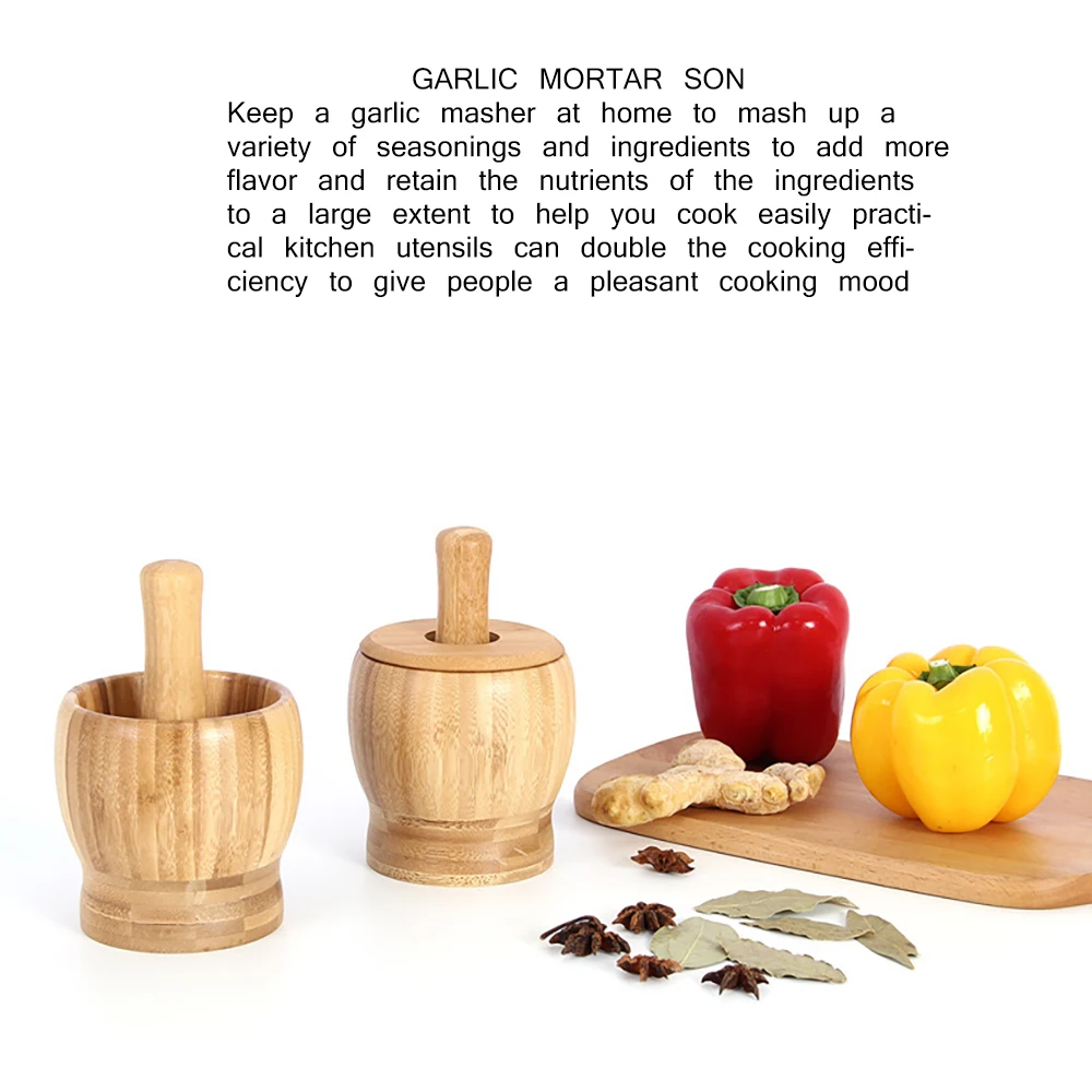 Многофункциональный пресс для чеснока кухонный инструмент набор деревянного