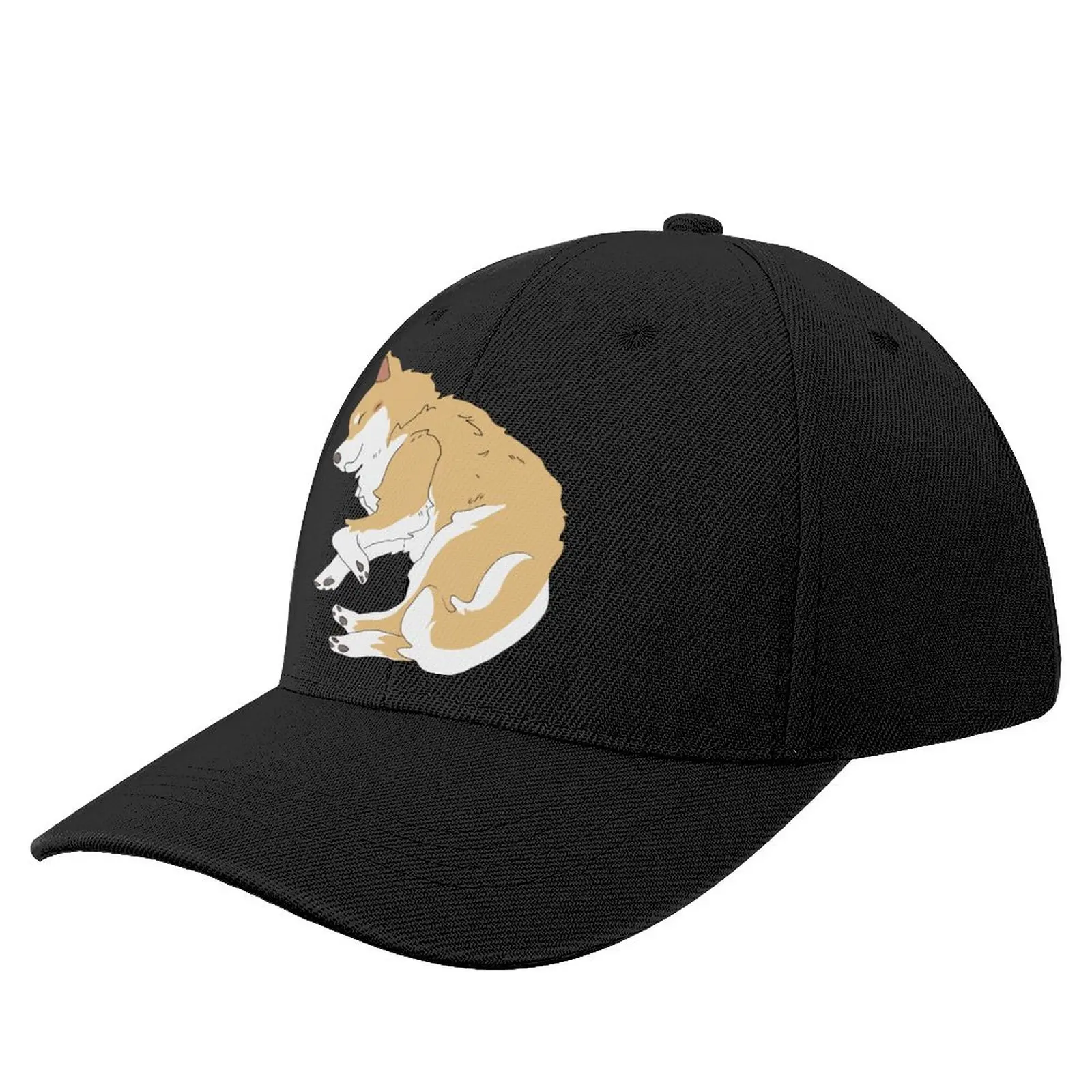 

Shiba Inu Baseball Cap Hipster Polyester Design Baseball Hat Traditional Hip Hop Fashionable Cap
