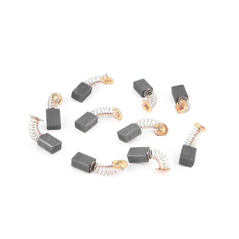 

10pcs Power Tool Carbon Brush Electric Hammer Angle Grinder Graphite Brush Replacement Various Size 63HF