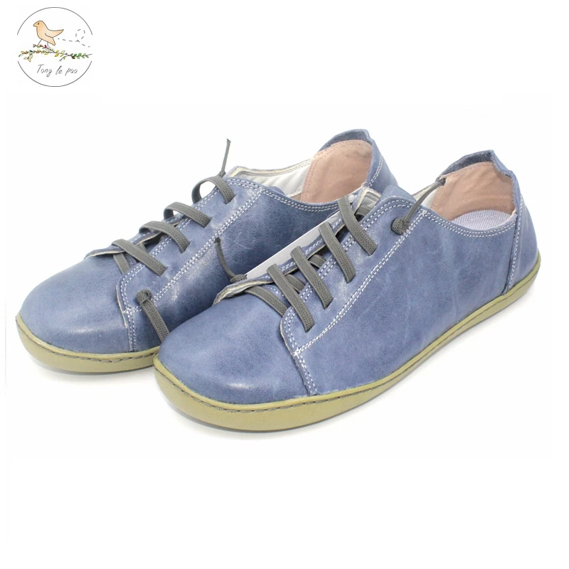 Туфли женские кожаные плоская подошва повседневная обувь балетки весна | Обувь