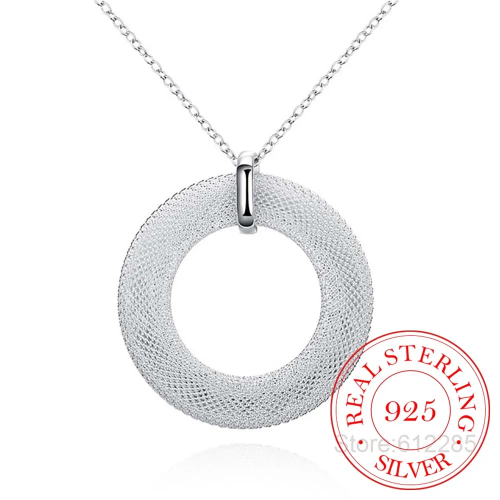 925 стерлингового серебра кулон по последним тенденциям модных классических