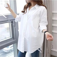 spring chiffon maternity blouse long sleeve shirts blouses for loose pregnant women nursing blouses pregnancy clothing plus size