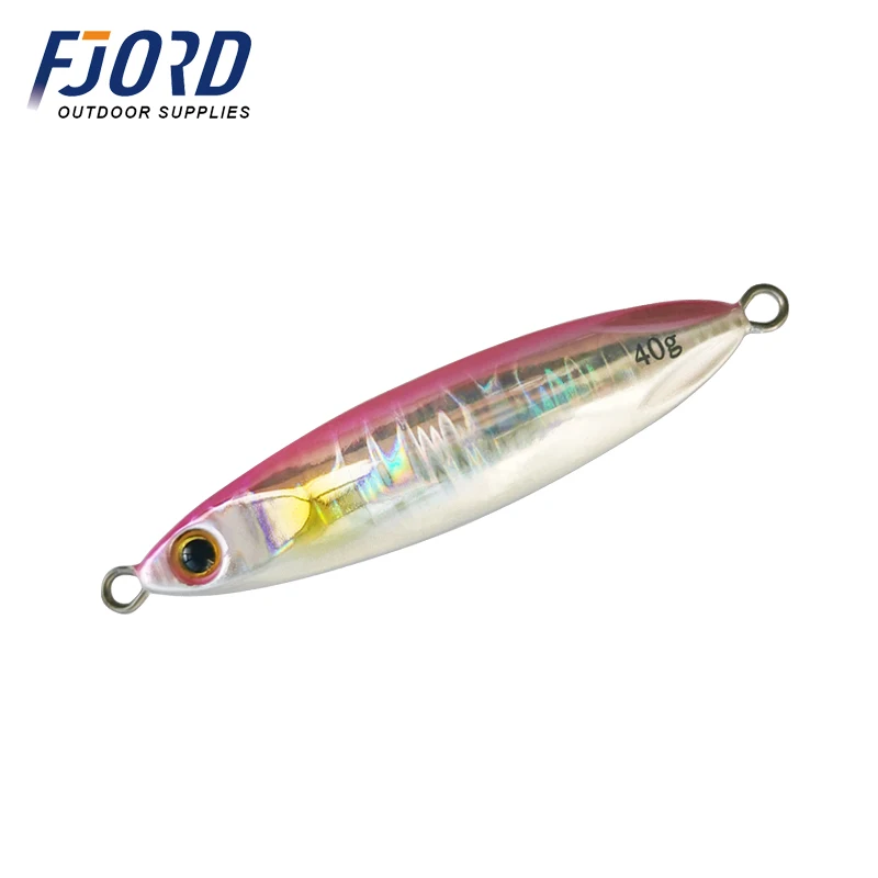 Литая металлическая приманка FJORD длинная литая искусственная светящиеся