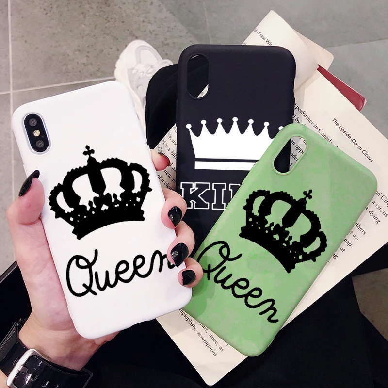Корона король королева чехол для телефона Huawei Mate 30 20 10 Pro Lite Mate20 Mate30 матовые