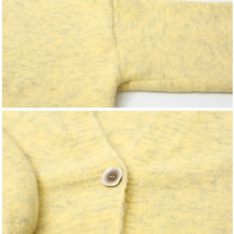 

New Women Cardigans Autumn Winter Cashmere Knitted New Year Sweater Chic Tops Women Soft Warm Single-Breasted Cardigans Outwear