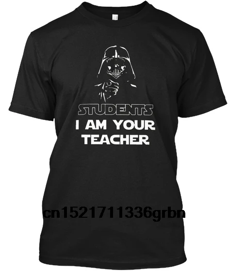 Мужская футболка с надписью I Am Your Teacher забавная новинка для мужчин |