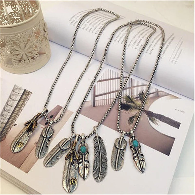 

Fashion New Style Feather Eagle Claw Men And Women Hip Hop Exquisite Personality Necklace Pendant Luxury Jewelry Gift