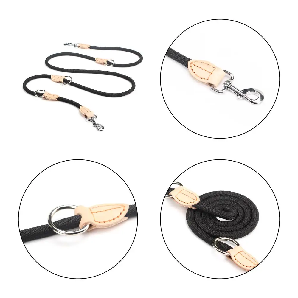 Многофункциональный двойной поводок P цепи воротник две собаки поводки из
