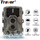 TRAVOR 1080P HD охотничья камера ночного видения дикая версия наблюдения дикая скаутская камера с фото ловушками трековая Скаутинг