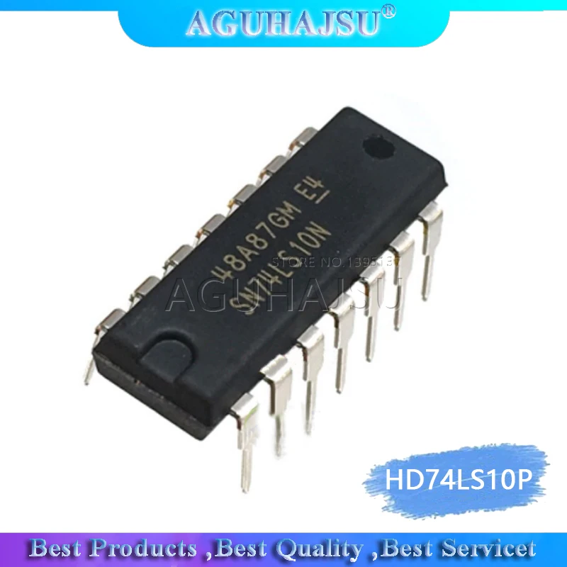 10 шт. HD74LS10P DIP14 HD74LS10 DIP SN74LS10N 74LS10 Новый и оригинальный IC | Электронные компоненты