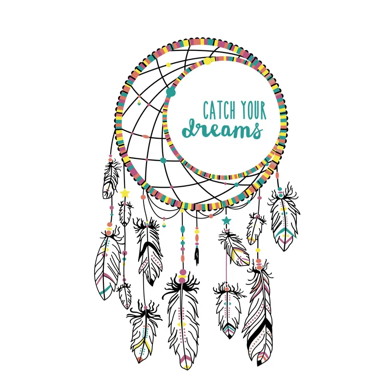 

Wind chime heat transfer Fashionable mesh feather stickers Decorate women’s T-shirts Popular street patterns Washable Patches