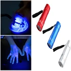 395nm Ультрафиолетовый 9 Светодиодный светильник s УФ-светильник фонарь Портативный водонепроницаемый для охоты проверка денег Обнаружение без батареи