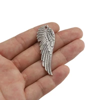 10pcs tibetan silver big wing charm animal assistant pendants for diy bracelet necklace jewelry making accessories