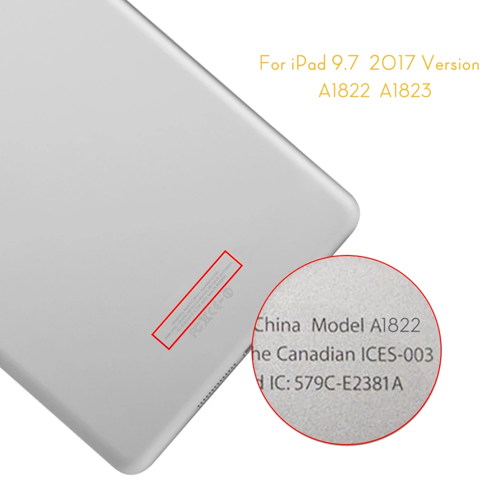 A1822 для iPad 9 7 экран 2017 версия сенсорный дигитайзер стеклянная панель Замена A1823 |