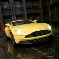 132 scale aston martin db11 sports car alloy model 007 queens car sound and light pull back toy collection for children