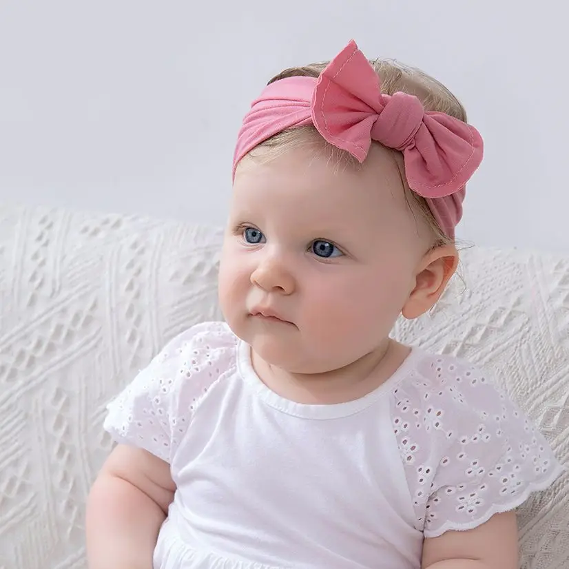 

Cute Newborn Headband Candy Color Girl Hairband Soft Toddler Headwrap Stretch Hairbands for Children Kids Hair Accessories New