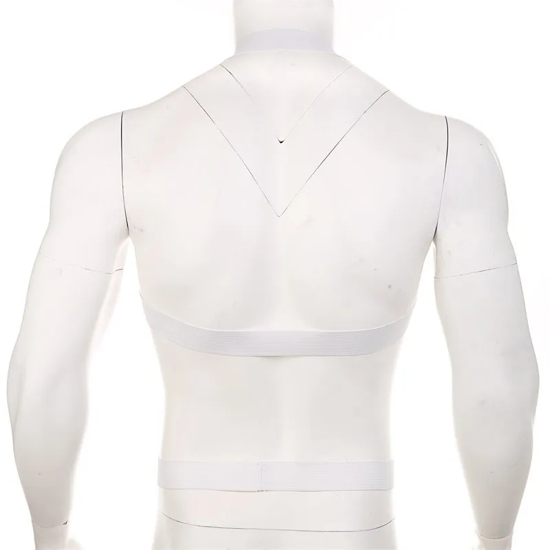 Лидер продаж мужской костюм с лямкой на шее бондаж для взрослых эластичный