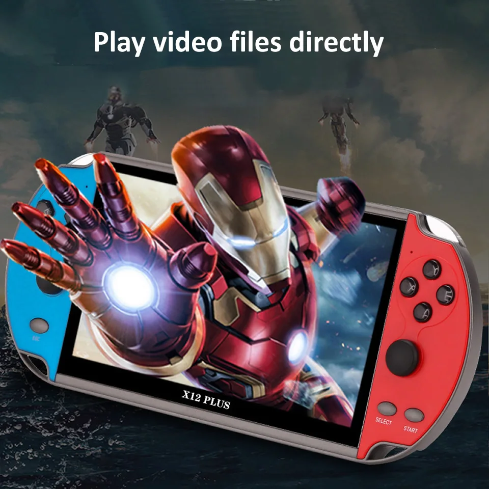 Игровая консоль X12 Plus 7 дюймов 16 ГБ 1000 игр |