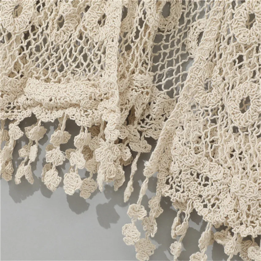 Женский вязаный кардиган в стиле бохо