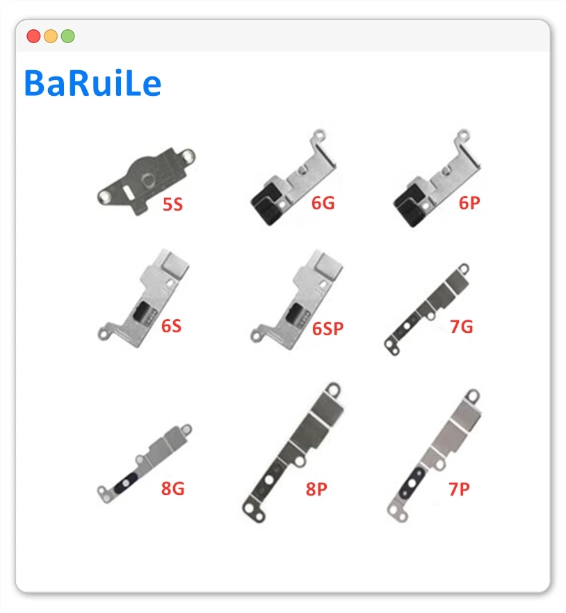 Металлический кронштейн BaRuiLe для кнопки Домой 10 шт. iPhone 5S 6 6S 7 8 Plus 7P 6G 6P держатель