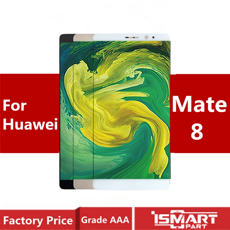 Оригинальный ЖК дисплей для Huawei Mate 8 сенсорный экран в сборе с рамкой Mate8 ремонт NXT