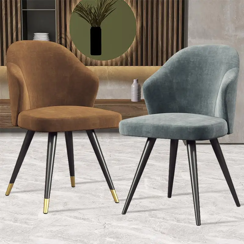 Скандинавский стиль домашнее современное простое настольное кресло с спинкой