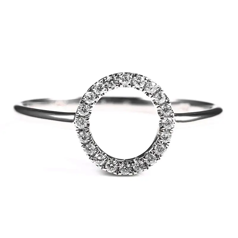 Обручальное кольцо из стерлингового серебра 925 пробы AAA Градуированный