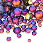 SS4-SS30, высокое качество, голубой Вулкан, стразы для горячей фиксации, железа на ткани, камни для передачи, Y3849