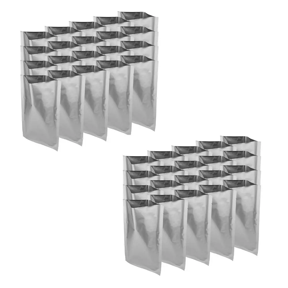 

40pcs New Organizer Vacuum Heat Sealing Long Term Food Storage Aluminum Foil Gallon Recloseable Bag 16 x 11cm Mylar Bags