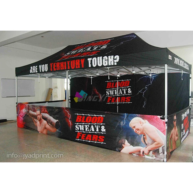 Алюминиевая складная палатка для мероприятий 10X20ft (3X6M) навес и 3 пустые настенные